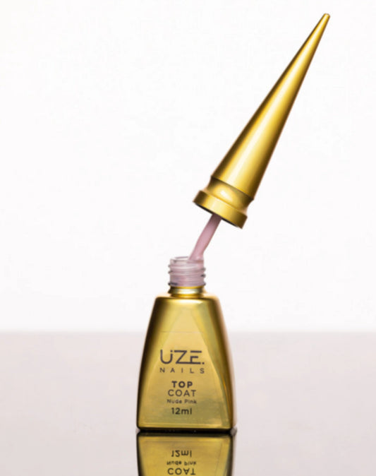 Top Coat Nude Pink 12ml Uze Nails