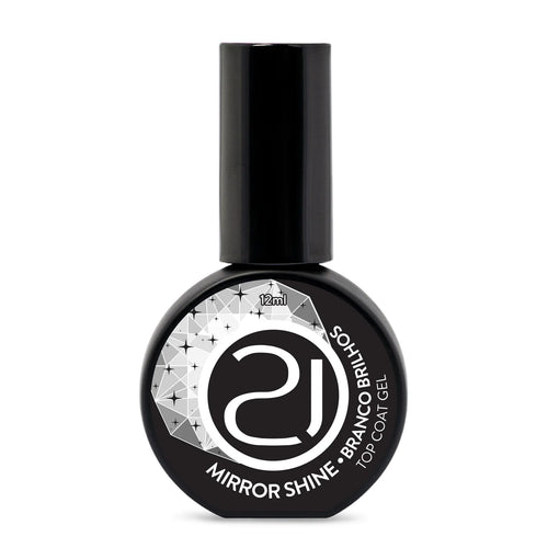 Top Coat Mirror Shine Branco Brilhos