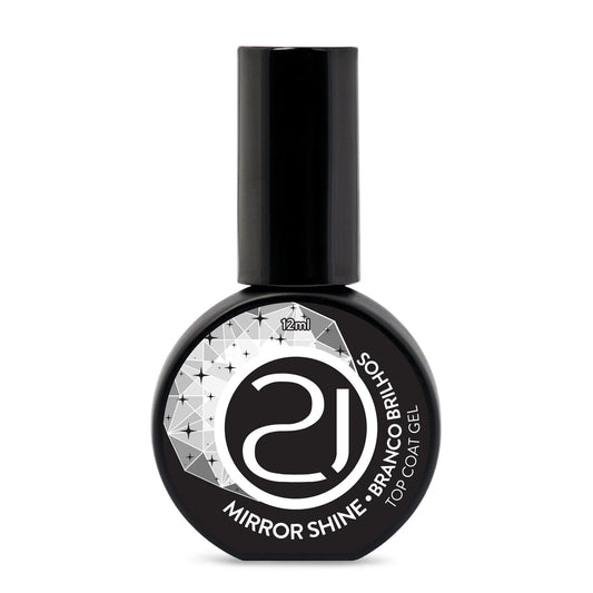Top Coat Mirror Shine Branco Brilhos